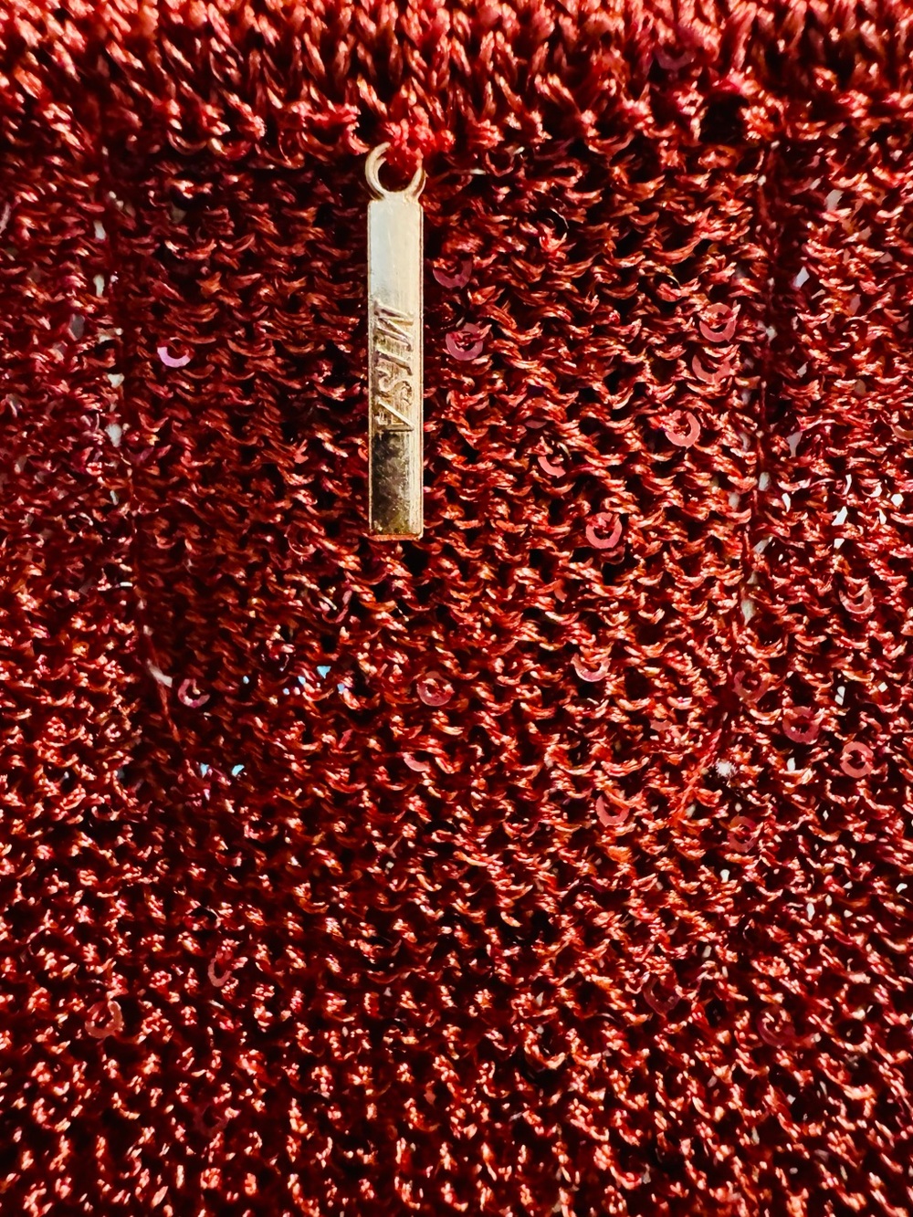 Misa Los Angeles Knit LISETTE DRESS in Lipstick red - Picture 13 of 14